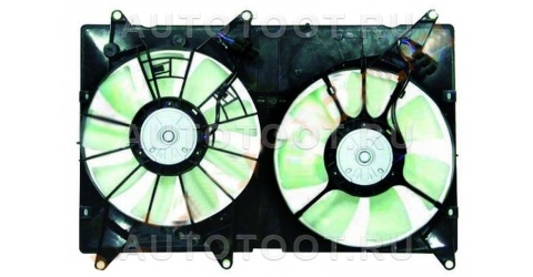 Диффузор радиатора охлаждения в сборе (рамка+мотор+вентилятор) - STLX452010 SAT для TOYOTA HARRIER, LEXUS RX300, TOYOTA KLUGER