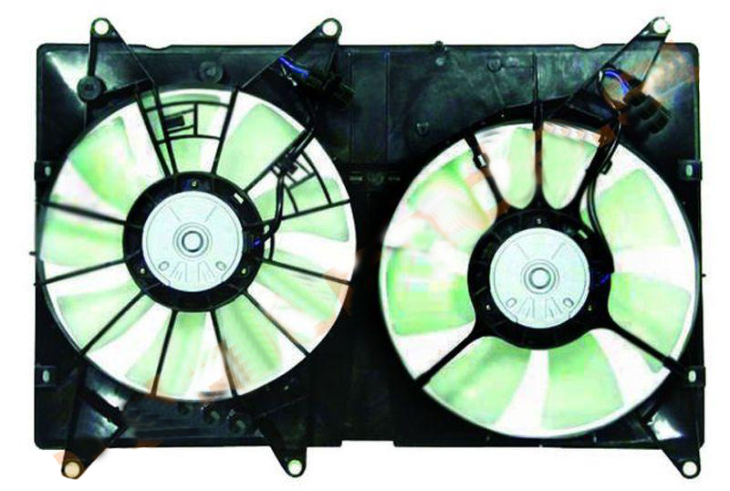 Диффузор радиатора охлаждения в сборе (рамка+мотор+вентилятор)