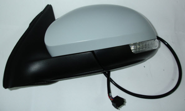 Зеркало левое (электрическое, с подогревом, с указателем поворота, с автоскладыванием, с подсветкой, асферическое)