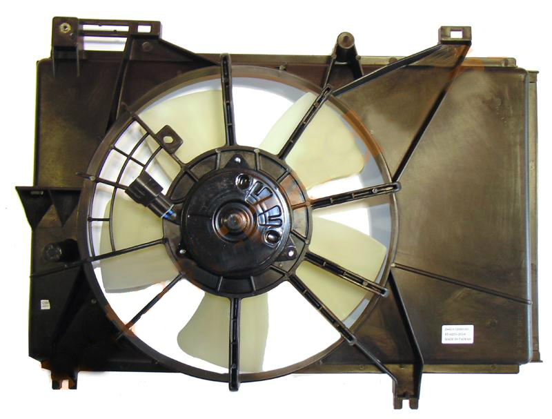 Диффузор радиатора в сборе (рамка, мотор, вентилятор)