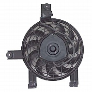 Дифузор радиатора кондиционера в сборе (мотор+вентилятор+корпус)