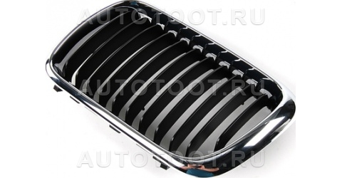 Решетка радиатора левая (хром, черная) -   для BMW 3SERIES
