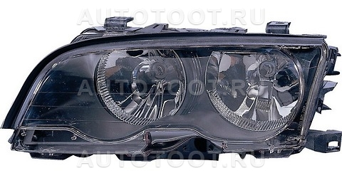Фара левая (с электрокорректором, внутри черная) - TG4441128BL NWB для BMW 3SERIES