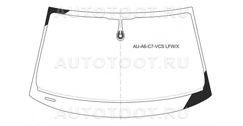 Стекло лобовое в клей (датчик дождя) - AUA6C7VCSLFWX XYG для AUDI A6