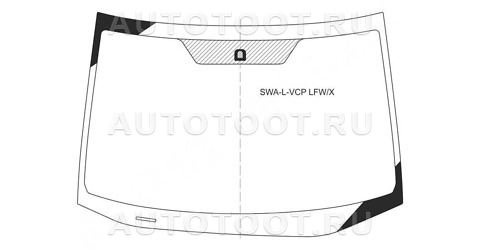 Стекло лобовое в клей - SWALVCPLFWX XYG для HONDA CR-V