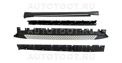 Порог-подножка левая+правая (комплект) -   для BMW X6