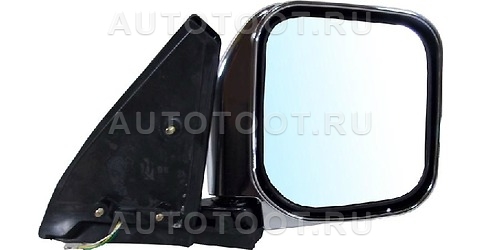 Зеркало правое (электрическое, без подогрева, хромированная крышка) -   для MITSUBISHI PAJERO