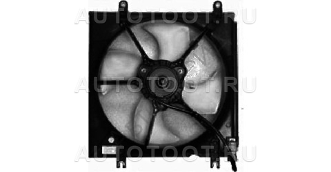 Диффузор радиатора охлаждения в сборе (мотор+рамка+вентилятор) -   для HONDA CR-V