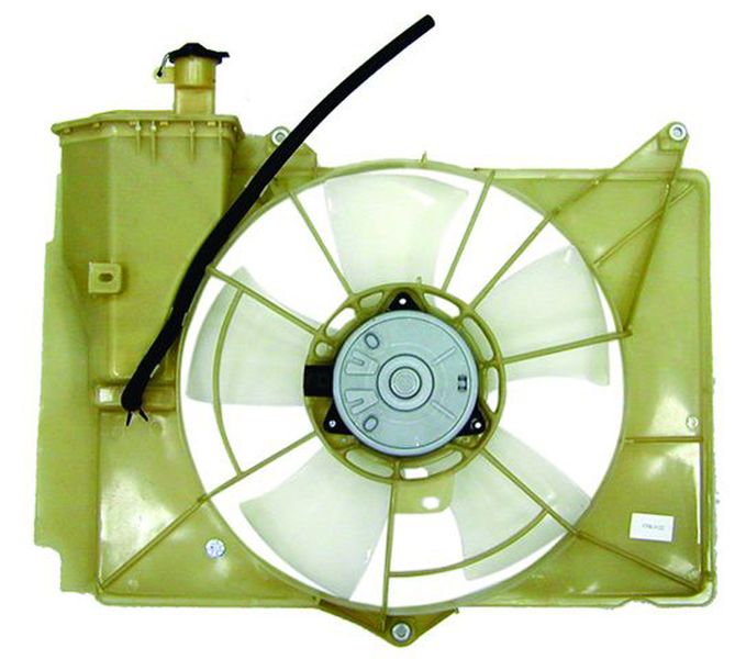Диффузор радиатора охлаждения (рамка+мотор+вентилятор) 1/2NZ