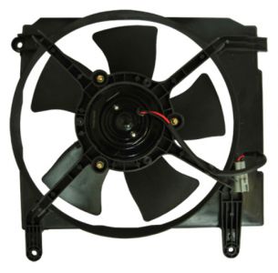Диффузор радиатора охлаждения в сборе (мотор+рамка+вентилятор)