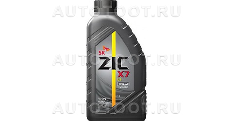 10W-40 SM 1л масло моторное ZIC X7 LS синтетика - 132620 ZIC для 