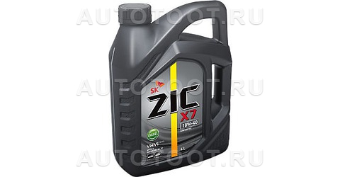 10W-40 CI-4/SL 4л масло моторное ZIC X7 Diesel синтетика - 162607 ZIC для 