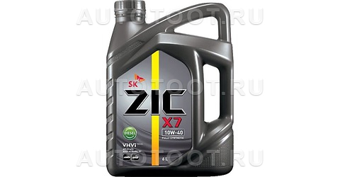 10W-40 CI-4/SL 6л масло моторное ZIC X7 Diesel синтетика - 172607 ZIC для 