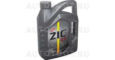 10W-40 SM 4л масло моторное ZIC X7 LS синтетика - 162620 ZIC для 