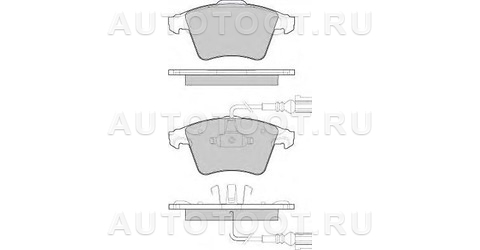 Колодки тормозные передние 1LB - ST7L6698151B SAT для VOLKSWAGEN TOUAREG