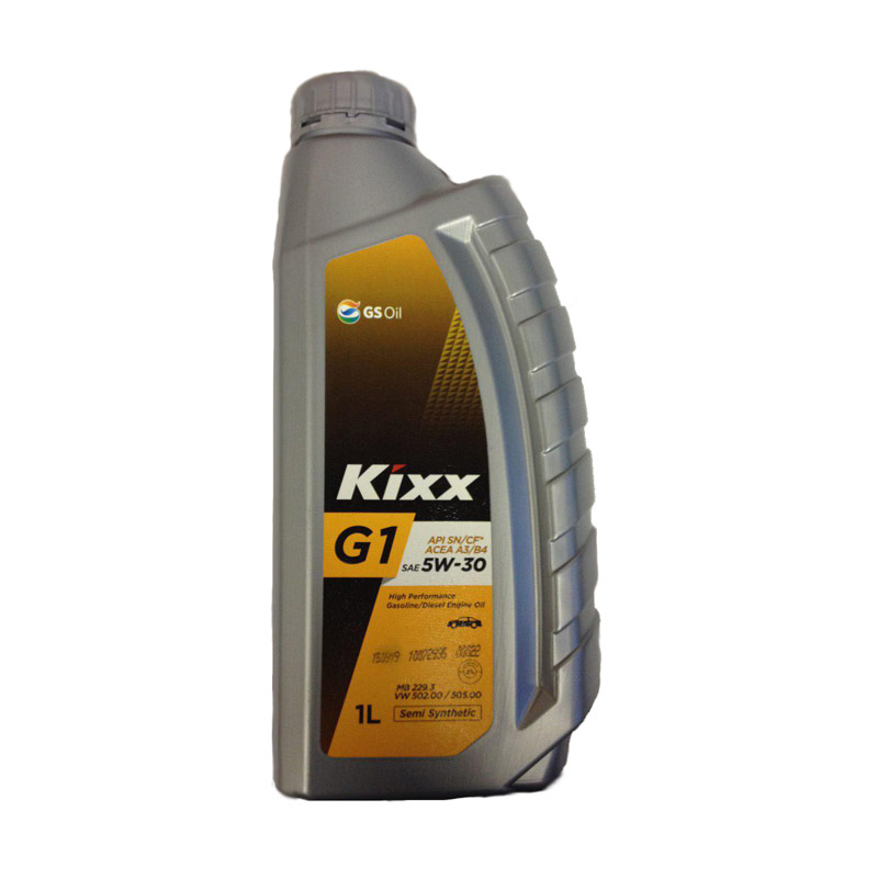 5W-30 A3/B4 1л масло моторное KIXX G1 полусинтетика