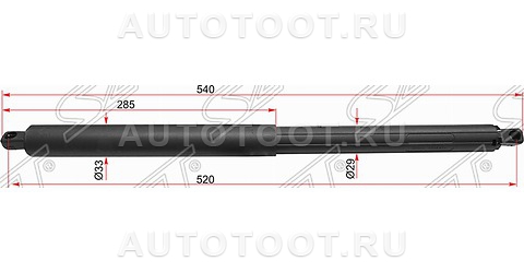 Амортизатор крышки багажника левый=правый - ST51247294199 SAT для BMW X5