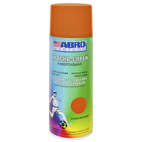 Краска спрей оранжевая Abro Masters ABRO SP-065-AM 400мл.