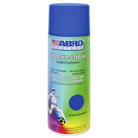 Краска спрей Синяя Abro Masters ABRO 400мл.