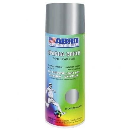 Краска высокотемпературная хром/алюминий ABRO SP-201 473мл.