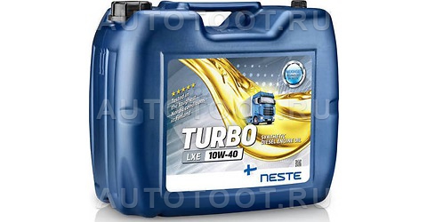 10W40 Neste Turbo LXE 10W-40 20л API CI-4/SL Масло моторное - 186320 NESTE для 