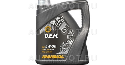 5W-30 MANNOL O.E.M. for Ford Volvo (7707) 4л Масло моторное синтетическое -   для 