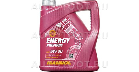 5W-30 MANNOL Energy Premium 4л Масло моторное полностью синтетическое -   для 