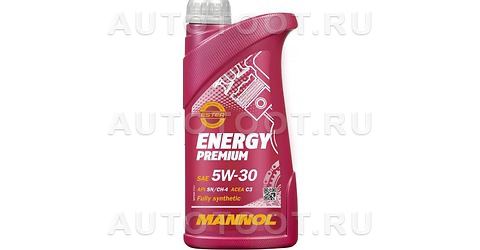 5W-30 MANNOL Energy Premium 1л Масло моторное полностью синтетическое - Артикул 4036021101385 - Производитель Mannol - Фото, Отзывы, Цены 