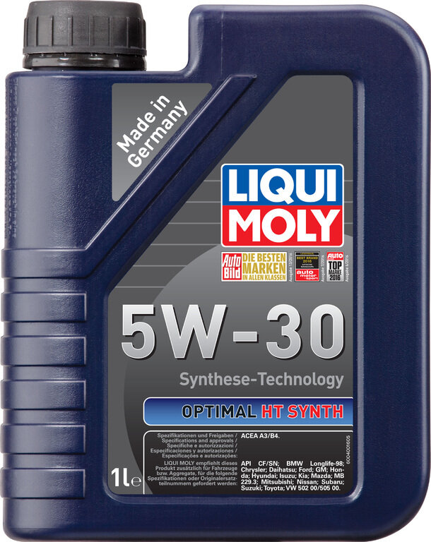 5W-30 SN/CF 1л Масло моторное Liqui Moly optimal HT синтетика
