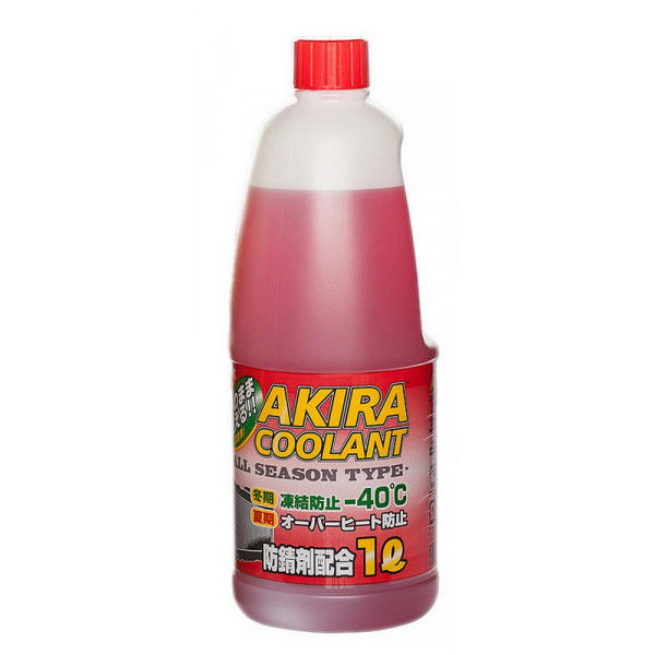 Антифриз готовый AKIRA COOLANT -40°C 1л (красный)