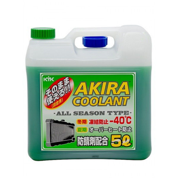 Антифриз готовый AKIRA COOLANT -40°C 5л (зеленый)