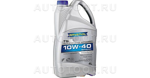 10W-40 Масло моторное RAVENOL TSI 4л полусинтетика - 1112110004 RAVENOL  для 