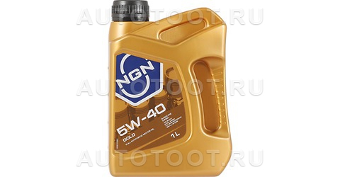 Масло моторное синтетическое NGN 5W-40 GOLD SN/CF 1л -   для 