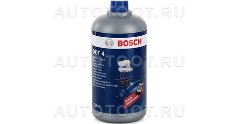 Жидкость тормозная DOT-4 BOSCH 1л, для авто без ABS/ESP - 1987479107 BOSCH для 