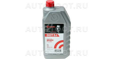 Жидкость тормозная DOT-4 BREMBO 0,5л, для авто c ABS - L04005 BREMBO для 