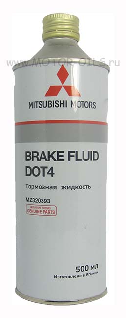 Жидкость тормозная DOT-4 MITSUBISHI 0.5л - Brake Fluid