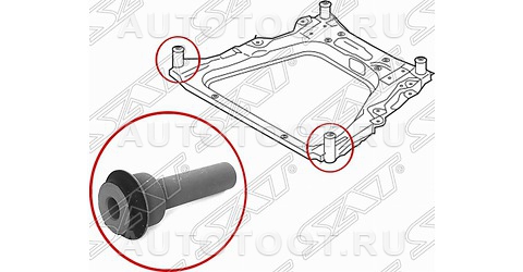 Сайлентблок подрамника передний - 7701925SX Stellox для NISSAN JUKE, NISSAN QASHQAI, NISSAN X-TRAIL, RENAULT KOLEOS