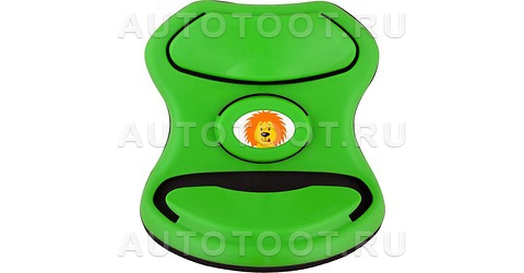 Адаптер ремня безопасности детский SKYWAY пластик зеленый с львенком -   для 