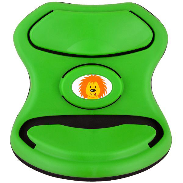 Адаптер ремня безопасности детский SKYWAY пластик зеленый с львенком
