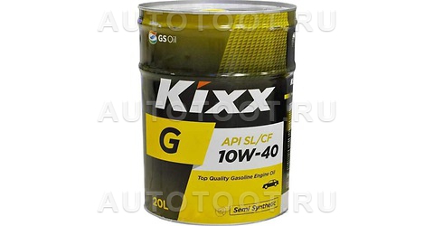 10W-40 KIXX G Масло моторное полусинтетика 20л (GOLD 10W-40) SL - L5316P20E1 KIXX для 