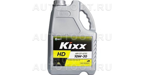 10W-30 KIXX HD Масло моторное полусинтетика 6л (DYNAMIC 10W-30) CF-4/SG - L2002360E1 KIXX для 