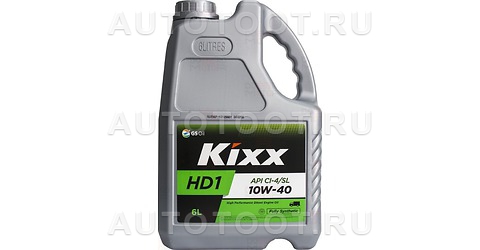 10W-40 KIXX HD1 CI-4/SL Масло моторное синтетика 6л - L2061360E1 KIXX для 