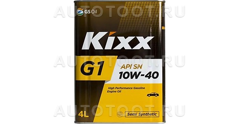 Масло моторное полусинтетическое KIXX G SN PLUS 10W-40 4л - L210944TR1 KIXX для 