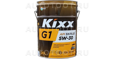 5W-30 KIXX G1 SN PLUS Масло моторное синтетика 20л - L2101P20E1 KIXX для 