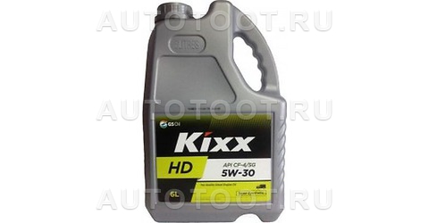5W-30 KIXX HD Масло моторное полусинтетика 6л (DYNAMIC 5W-30) CF-4/SG - L5257360E1 KIXX для 