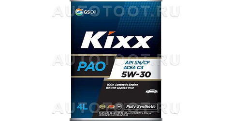 5W-30 KIXX PAO SN/CF/C3 Масло моторное синтетика 4л -   для 