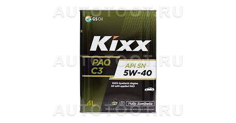 5W-40 KIXX PAO SN/CF/C3 Масло моторное синтетика 4л - L209244TE1 KIXX для 