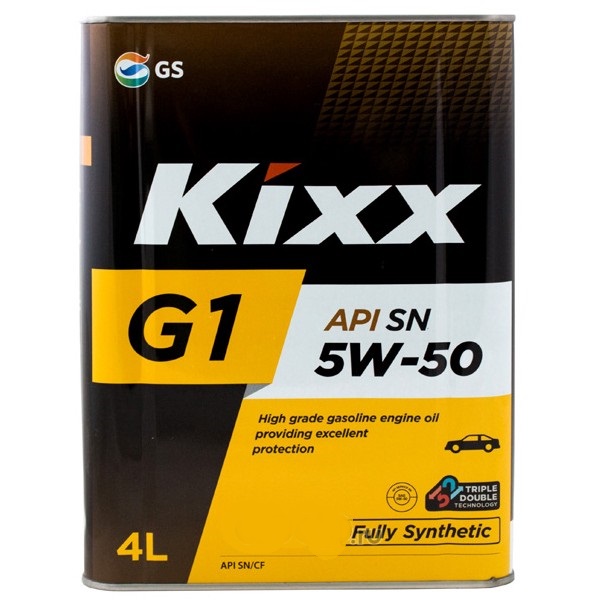 Масло моторное синтетика 5W-50 KIXX G1 SN/CF 4л