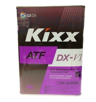 Масло для автоматических коробок передач ATF KIXX ATF DX-VI 4л