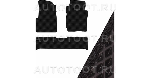 Коврик салона 3 штуки EVA Черный левый руль (до 2014 г.в) -   для UAZ PATRIOT